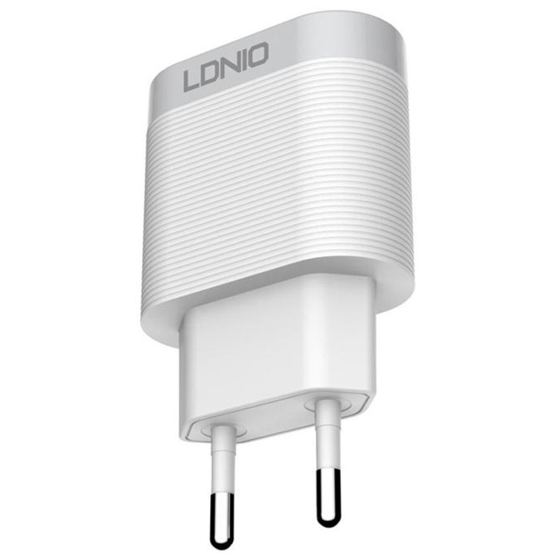 شارژر دیواری فست شارژ Ldnio A303Q QC3 18W + کابل تایپ سی