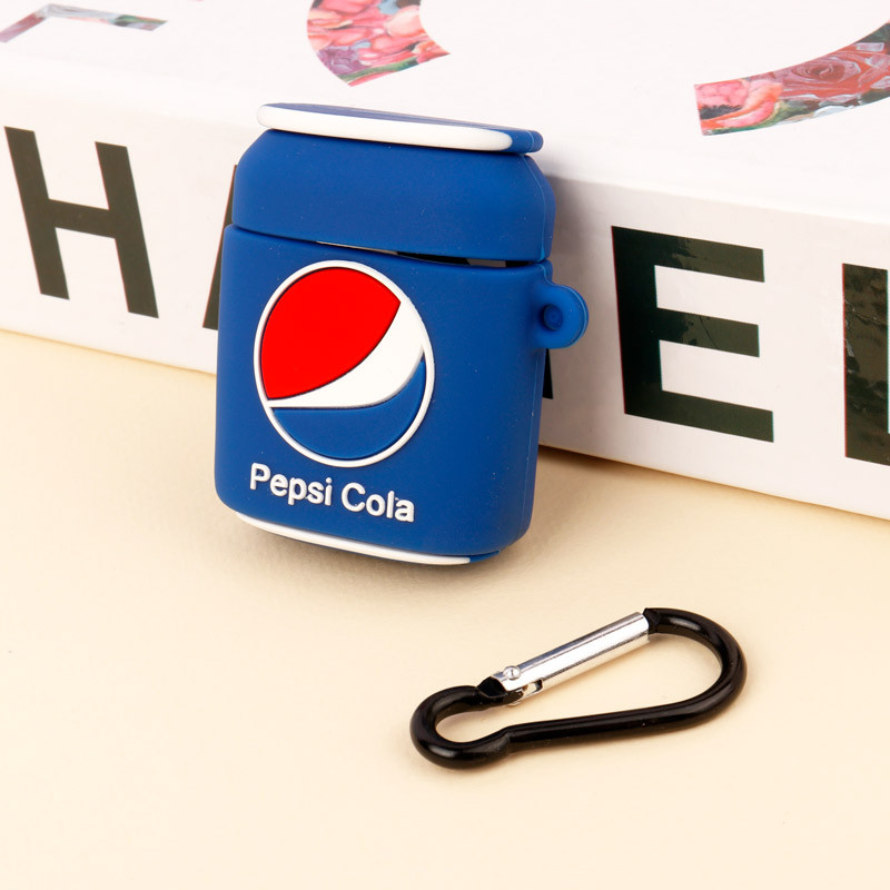 محافظ AirPods 2 سیلیکونی طرح Pepsi Cola
