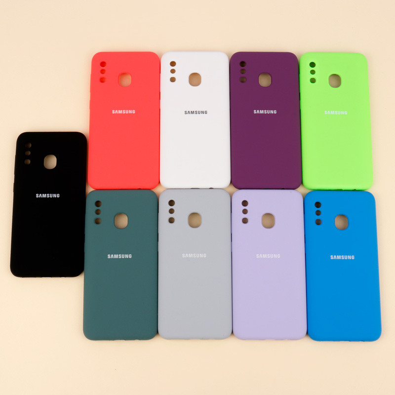 قاب محافظ لنزدار سیلیکونی اصلی زیربسته Samsung Galaxy A20 / A30