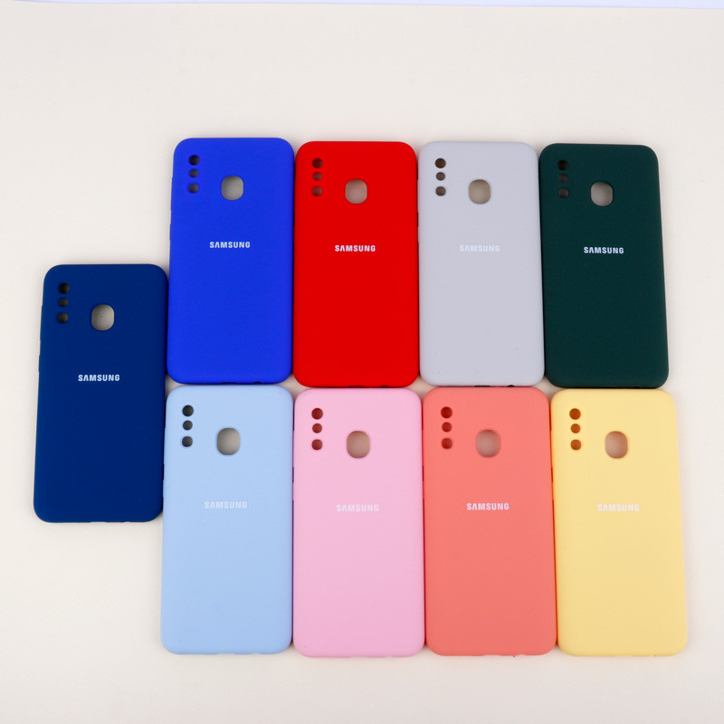 قاب محافظ لنزدار سیلیکونی اصلی زیربسته Samsung Galaxy A20 / A30