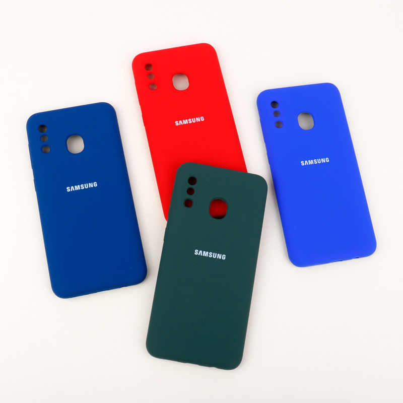 قاب محافظ لنزدار سیلیکونی اصلی زیربسته Samsung Galaxy A20 / A30