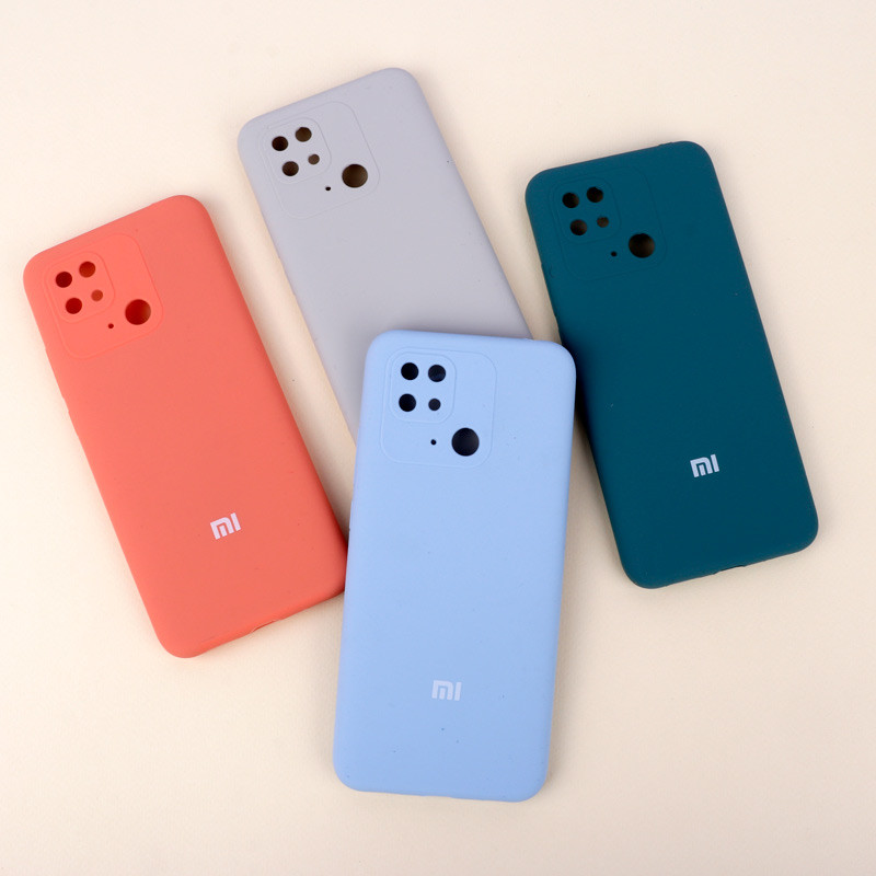 قاب سیلیکونی اصلی زیربسته شیائومی Redmi 10C محافظ لنزدار