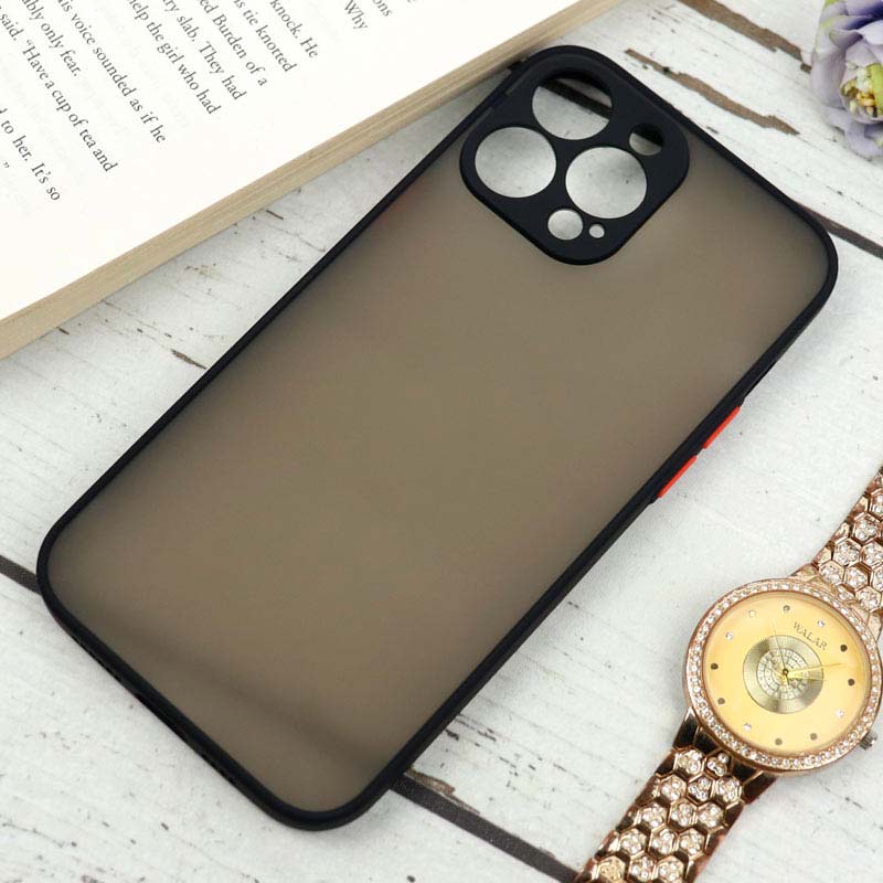 قاب PC مات محافظ لنز دار iPhone 13 Pro Max