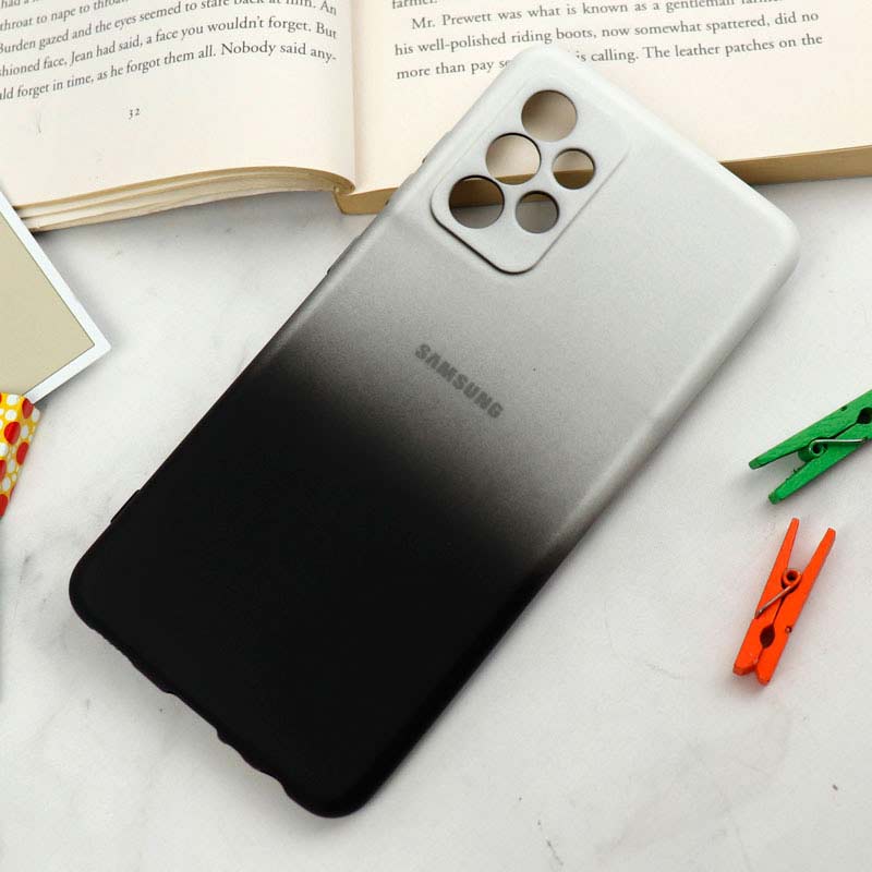 قاب سیلیکونی محافظ لنزدار دو رنگ Samsung Galaxy A52 / A52s
