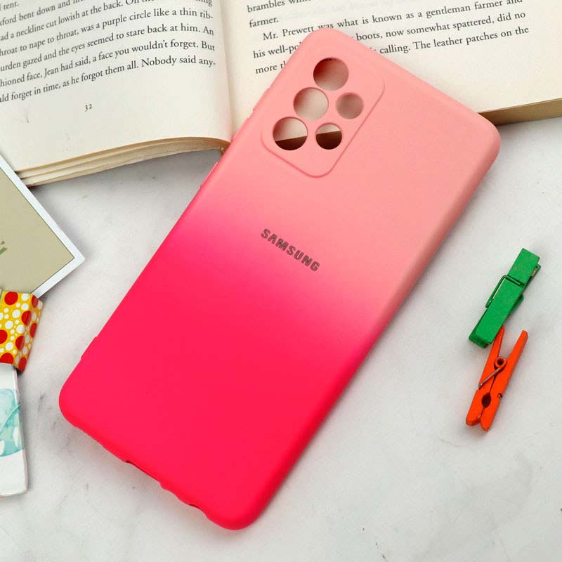 قاب سیلیکونی محافظ لنزدار دو رنگ Samsung Galaxy A52 / A52s