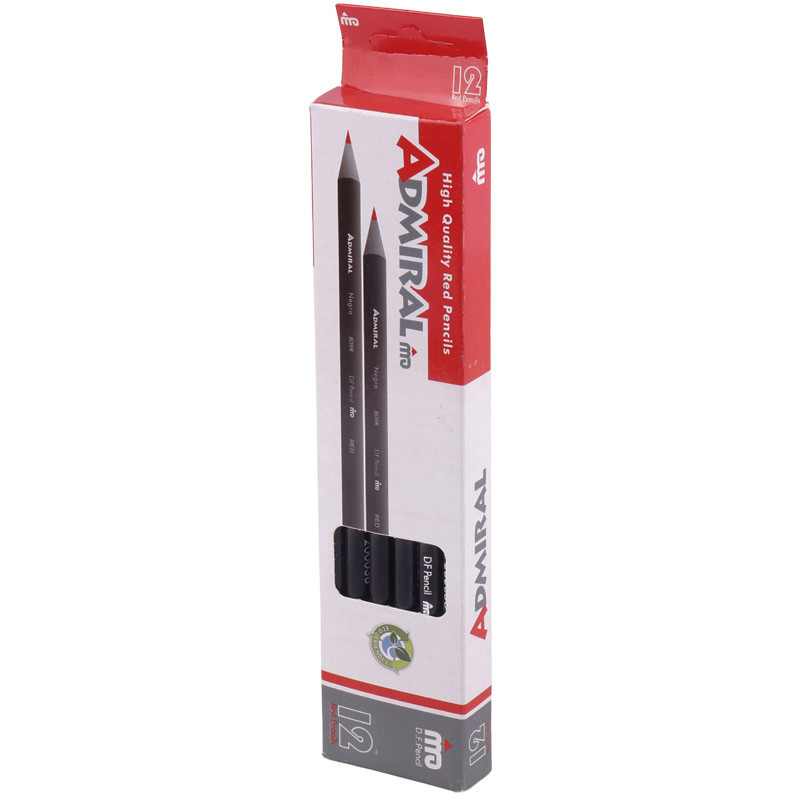 مداد قرمز آدمیرال Admiral 809R بسته 12 عددی