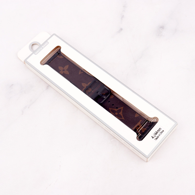 بند چرمی Watch Band اپل واچ 42/44mm طرح LV بزرگ