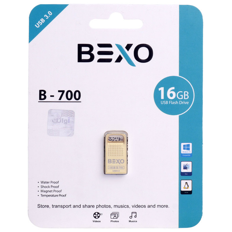فلش 16 گیگ بکسومن Bexoman B-700 Gold&nbsp;USB3.0