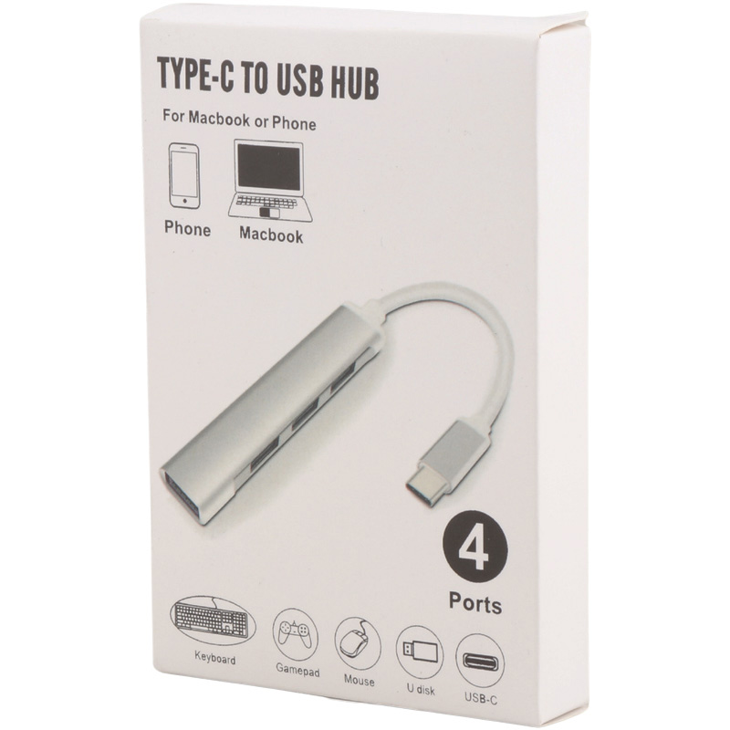 هاب C-809 Type-C USB3.0 4Port