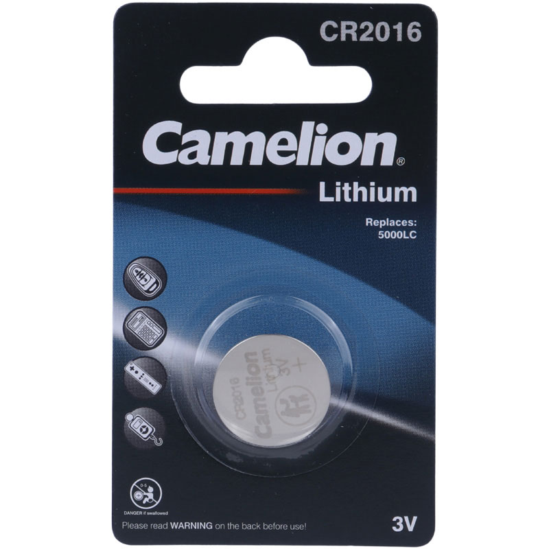 باتری سکه ای Camelion Lithium CR2016 بسته ۱۰ عددی