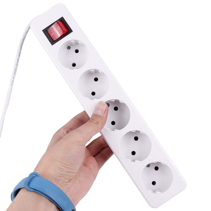 چند راهی 5 خانه برق الکترو فاز Electro Faz با کابل 3 متری