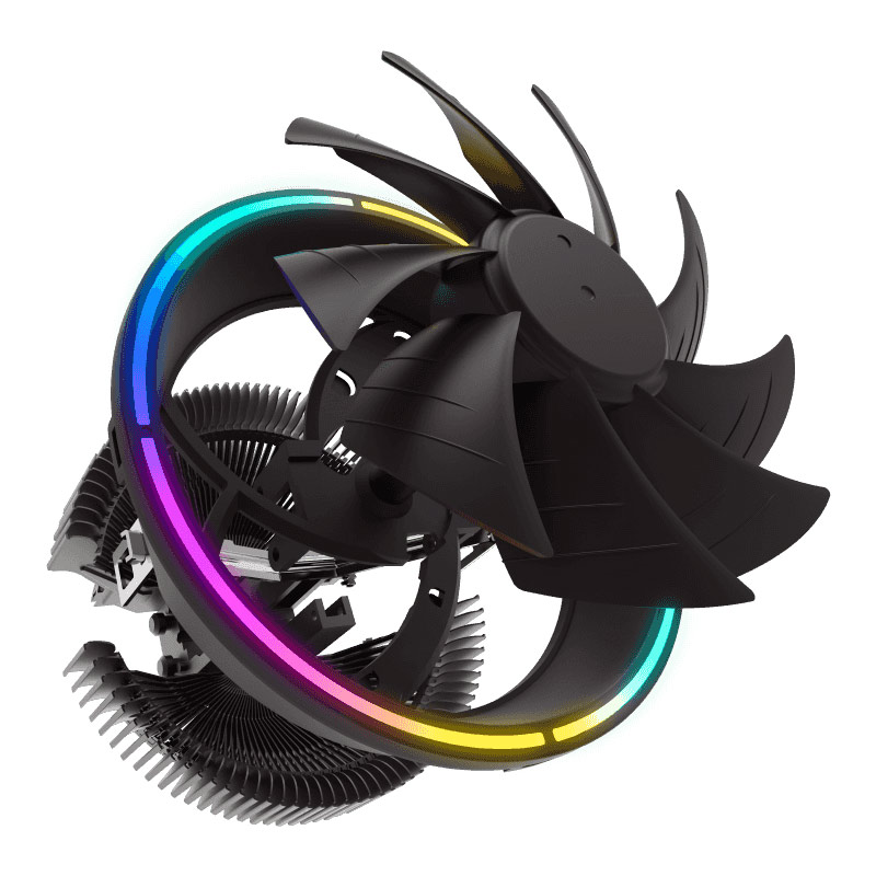فن خنک کننده CPU گیم مکس GameMax Gamma 200 Rainbow ARGB
