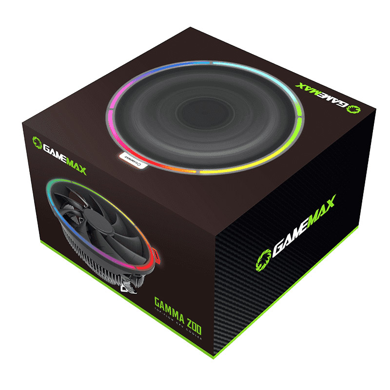 فن خنک کننده CPU گیم مکس GameMax Gamma 200 Rainbow ARGB