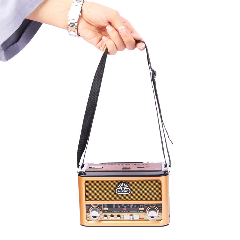 رادیو اسپیکر بلوتوثی رم و فلش خور Golon RX-BT087