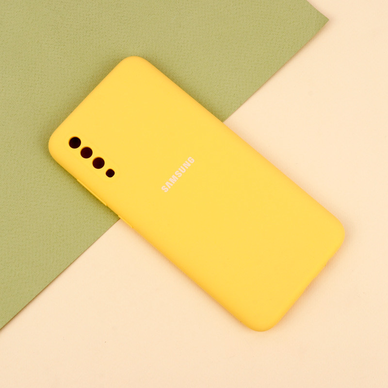قاب محافظ لنزدار سیلیکونی اصلی زیربسته Samsung Galaxy A70