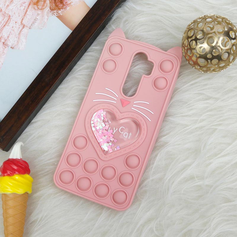 قاب اورجینال سیلیکونی آکواریومی Lucky Cat پاپیتی Xiaomi Redmi Note 8 Pro