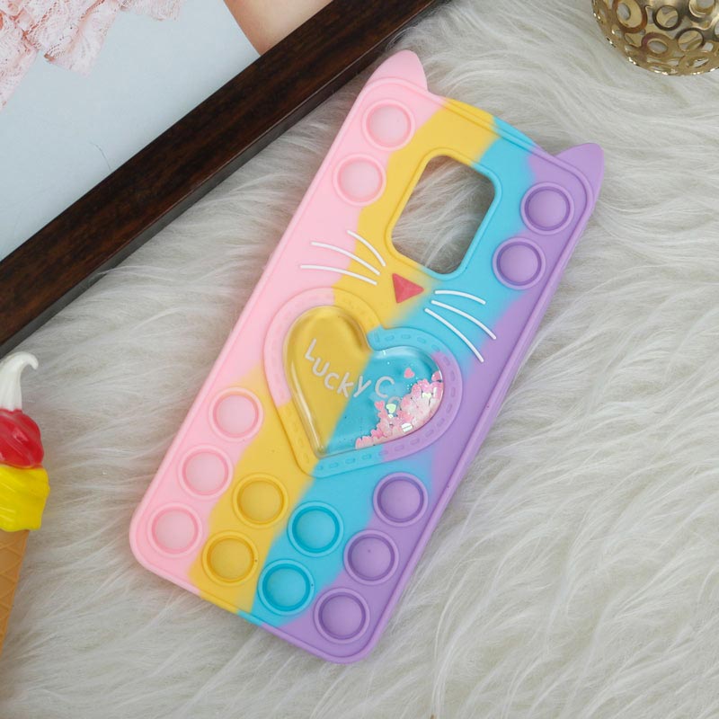 قاب اورجینال سیلیکونی آکواریومی Lucky Cat پاپیتی Xiaomi Redmi Note 9s / Note 9 Pro