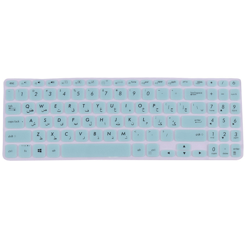 کاور کیبورد ژله ای لپ تاپ Asus R521 کد 2