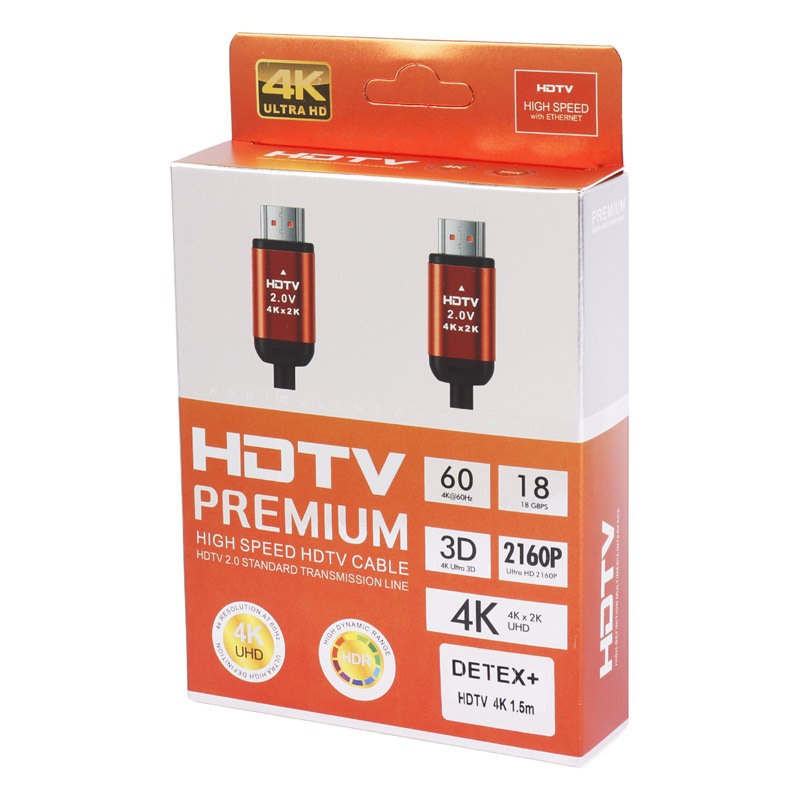کابل Detex+ HDMI v2.0 4K 1.5m