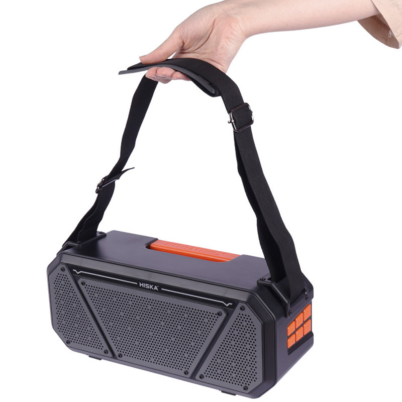 اسپیکر بلوتوثی رم و فلش خور Hiska B112 + ریموت کنترل
