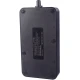 چند راهی 3 خانه برق ارت دار هیسکا CH-5520 با کابل ۲ متری + شارژر USB و Type-C
