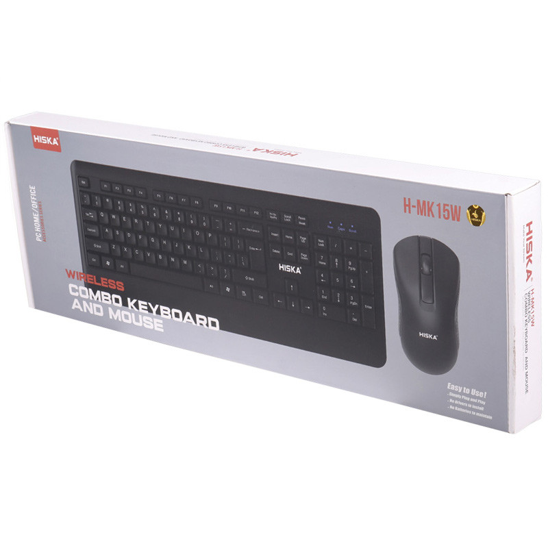 کیبورد و موس بی سیم هیسکا H-MK15W