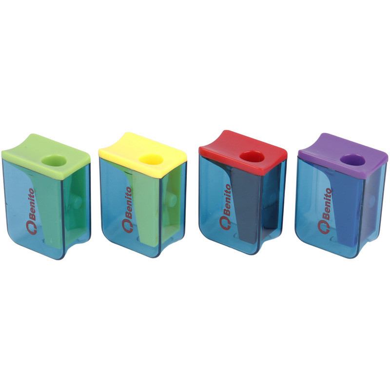 تراش پلاستیکی مخزن دار Benito B-1009 بسته 24 عددی