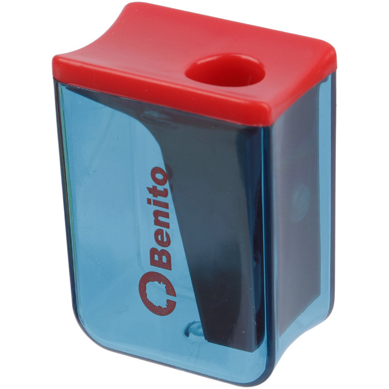 تراش پلاستیکی مخزن دار Benito B-1009 بسته 24 عددی
