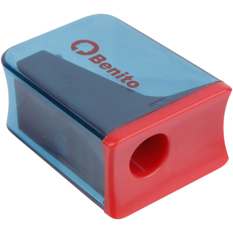 تراش پلاستیکی مخزن دار Benito B-1009 بسته 24 عددی