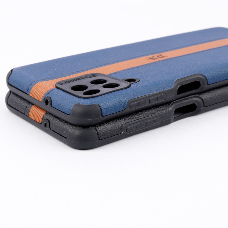 قاب چرمی 3D Camera محافظ لنزدار Samsung Galaxy A12