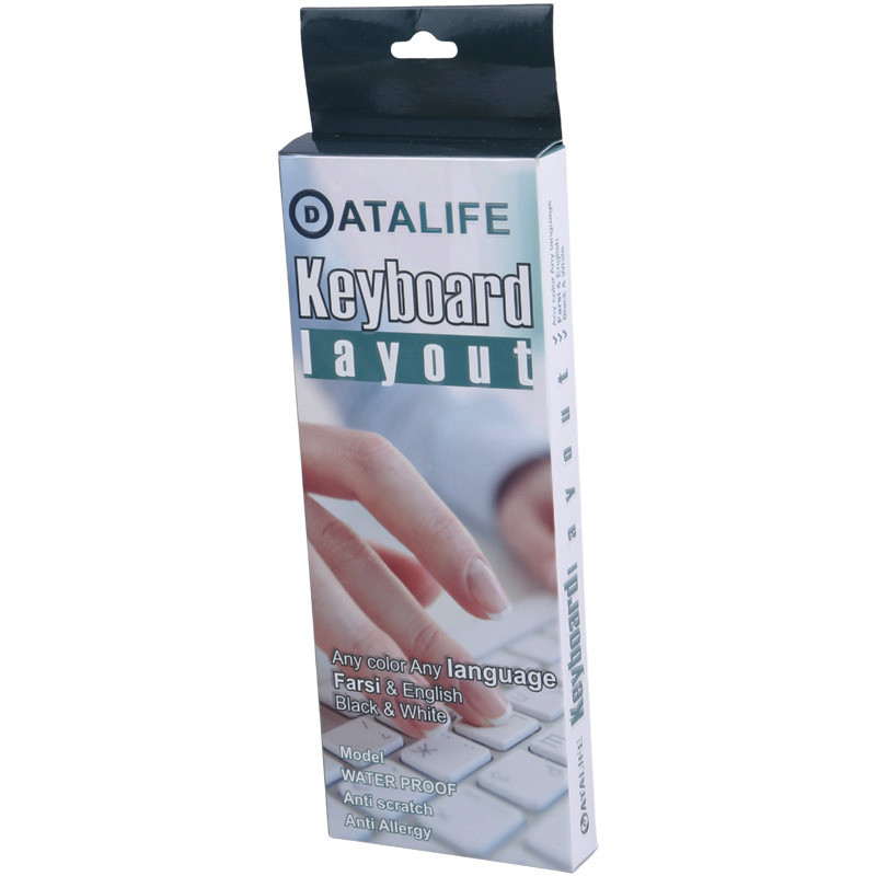 لیبل کیبورد چرمی Datalife L-125 بسته 50 عددی