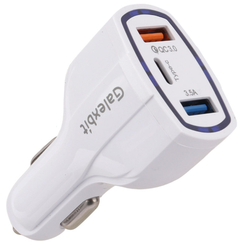 شارژر فندکی فست شارژ Galexbit GCH22 QC3.0 PD 7A 35W + کابل تایپ سی