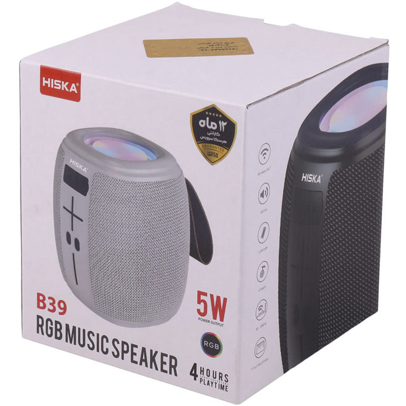 اسپیکر بلوتوثی رم و فلش خور Hiska B39