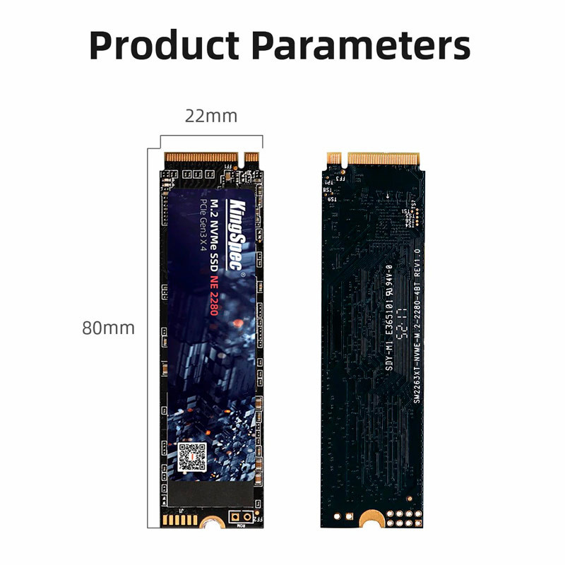 حافظه SSD کینگ اسپک KingSpec 128GB M.2
