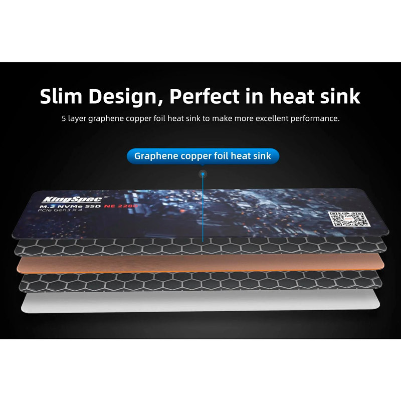 حافظه SSD کینگ اسپک KingSpec 128GB M.2