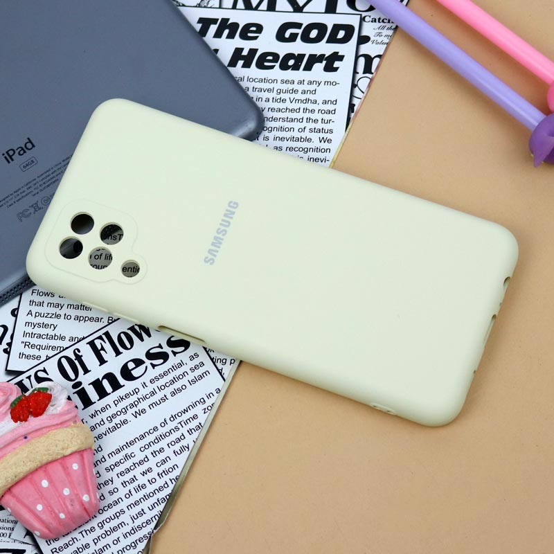قاب سیلیکونی محافظ لنزدار Samsung Galaxy A12