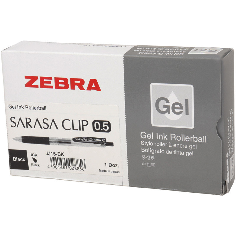 روان نویس زبرا Zebra Sarasa JJ15-bk 0.5mm بسته 12 عددی