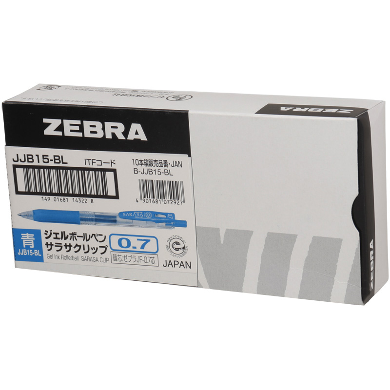 روان نویس زبرا Zebra Sarasa JJB15-BL 0.7mm بسته 10 عددی