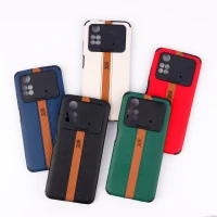 قاب چرمی 3D Camera محافظ لنزدار Xiaomi Poco M4 Pro
