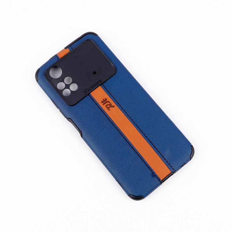 قاب چرمی 3D Camera محافظ لنزدار Xiaomi Poco M4 Pro