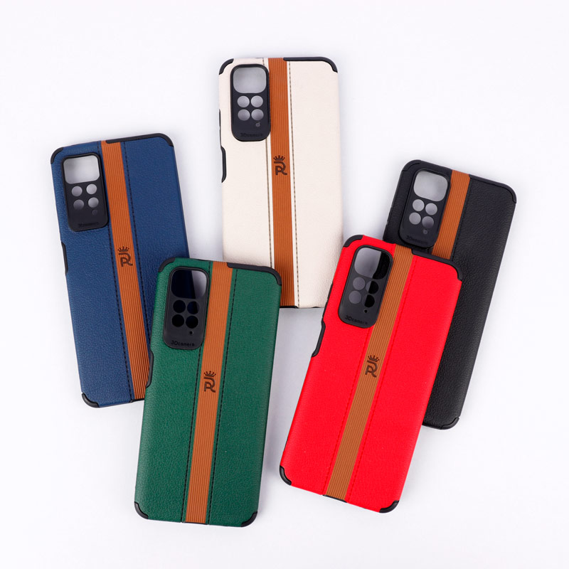 قاب چرمی 3D Camera محافظ لنزدار Xiaomi Redmi Note 11 / 11s