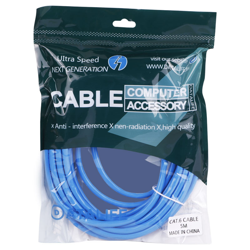 کابل شبکه DataLife UTP Cat6 5m