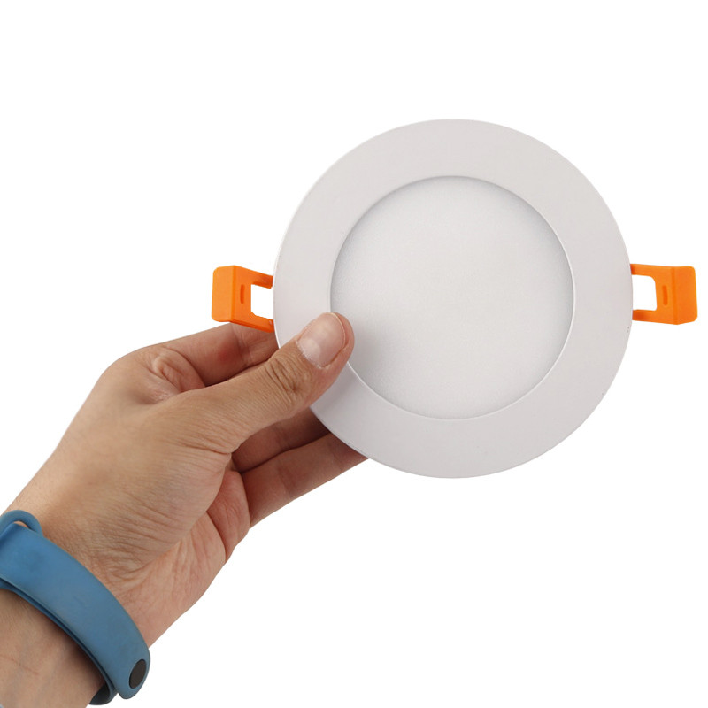 پنل تمام نور توکار گرد 8 وات فنر متغیر سیما نور SN-M 601