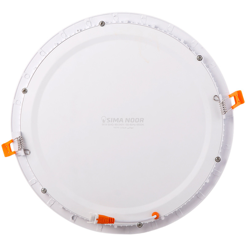 پنل تمام نور توکار گرد 35 وات فنر متغیر سیما نور SN-M 609