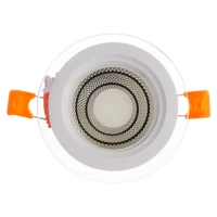 پنل تمام نور توکار گرد 7 وات فنر متغیر سیما نور SN-M 640
