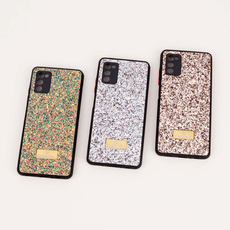 قاب شاینی Swarovski سامسونگ Galaxy A03s محافظ لنزدار