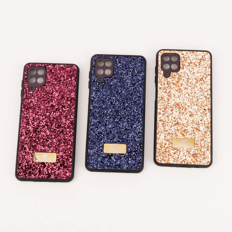 قاب شاینی Swarovski سامسونگ Galaxy A12 محافظ لنزدار
