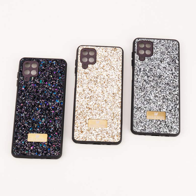 قاب شاینی Swarovski سامسونگ Galaxy A12 محافظ لنزدار