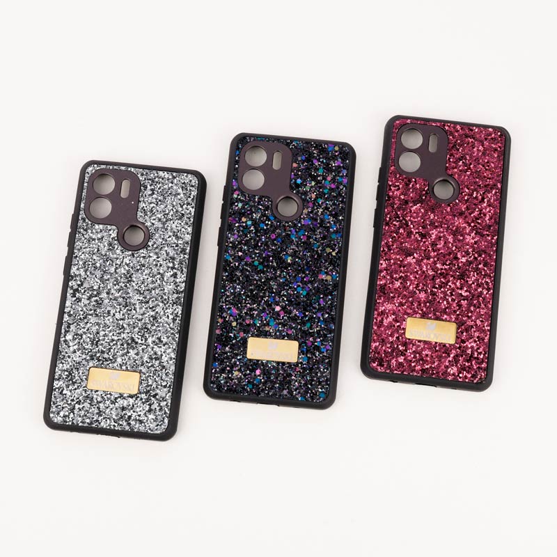 قاب شاینی Swarovski شیائومی Redmi A1 Plus محافظ لنزدار