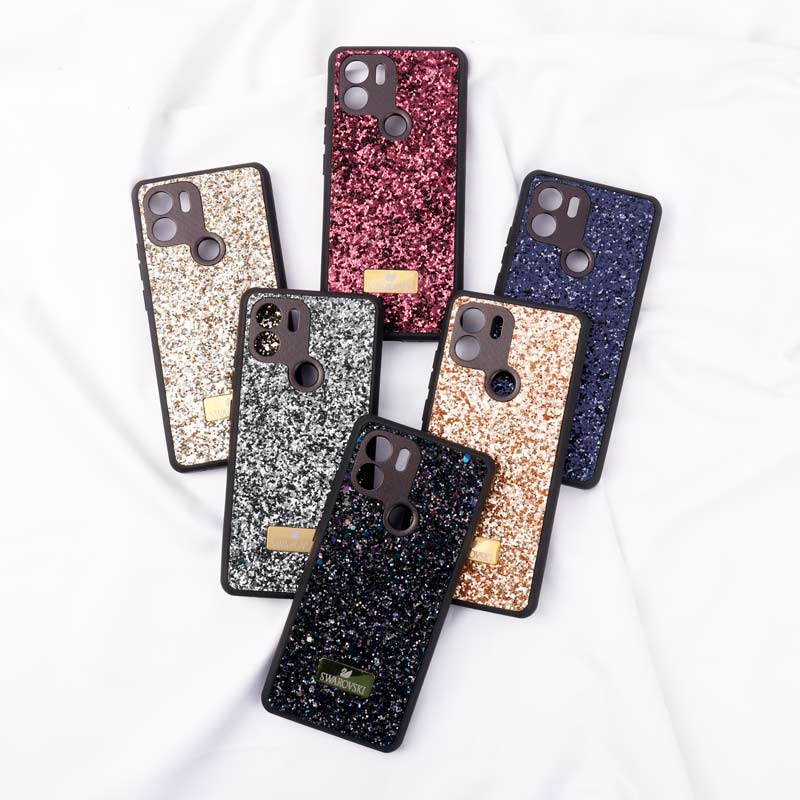 قاب شاینی Swarovski شیائومی Redmi A1 Plus محافظ لنزدار